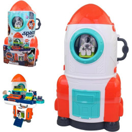 Vesmírná raketa, stolek s příslušenstvím, na baterie, 49 x 19,5 x 53 cm