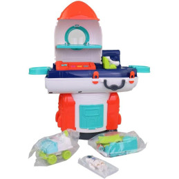 Vesmírná raketa, stolek s příslušenstvím, na baterie, 49 x 19,5 x 53 cm