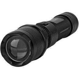 NEDIS LED svítilna/ napájení z baterie/ 3,7 V DC/ 10 W/ 1000 lm/ dosah 110 m/ černá
