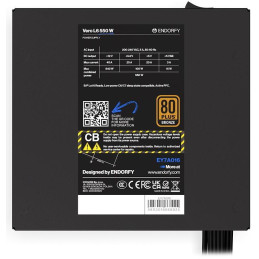 Endorfy zdroj Vero L6 Bronze 550W / ATX3.1 / 120mm / 80 Plus Bronze