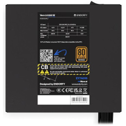 Endorfy zdroj Vero L6 Bronze 650W / ATX3.1 / 120mm / 80 Plus Bronze