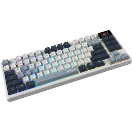 POŠKOZENÝ OBAL - MSI herní klávesnice FORGE GK600 TKL Sky/ bezdrátová 2,4GHz+BT/ mechanická/ RGB/ USB-C/ display/ CZ+SK layout