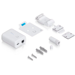 Ubiquiti UniFi Device Bridge IoT - 2.4GHz bezdrátový bridge, anténa 4+3dBi, 2x FE port, UniFi Wi-Fi Auto-Link, USB-C