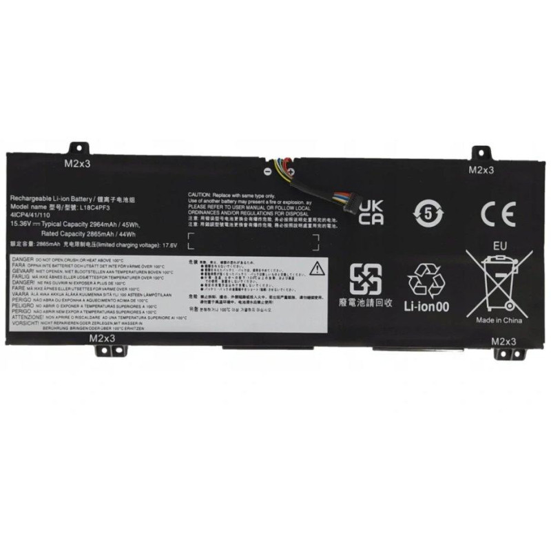 TRX baterie L18C4PF3/ 15.36V/ 2964 mAh/ 45Wh/ Li-Ion/ pro Lenovo IdeaPad C340 S540 Flex 14/ neoriginální