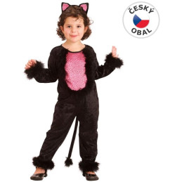 Kostým na karneval - Kočička, 92-104 cm