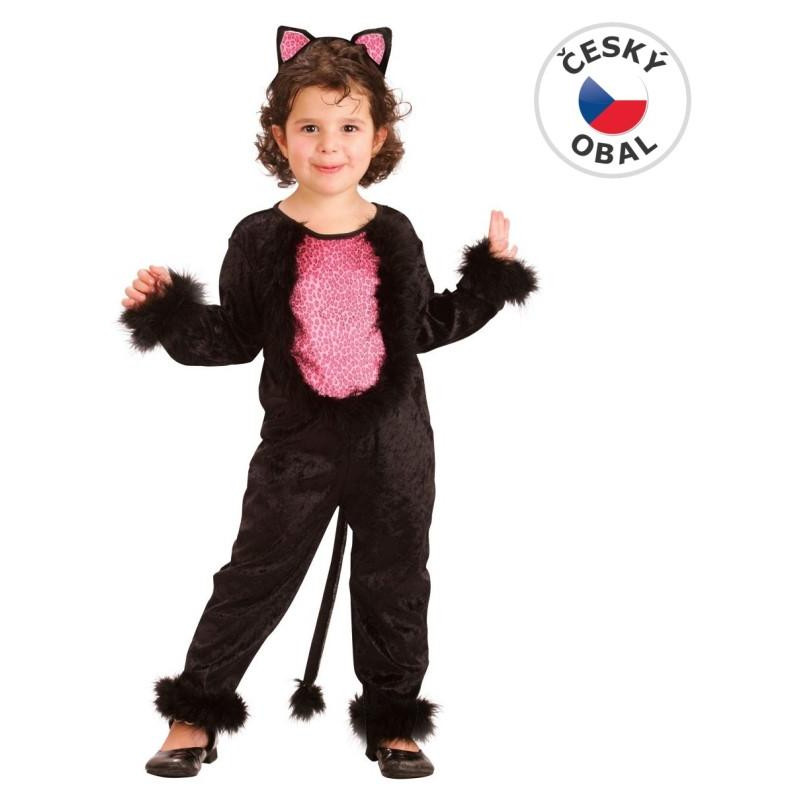Kostým na karneval - Kočička, 92-104 cm