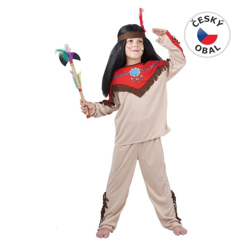 Kostým na karneval - Indián, 120-130 cm