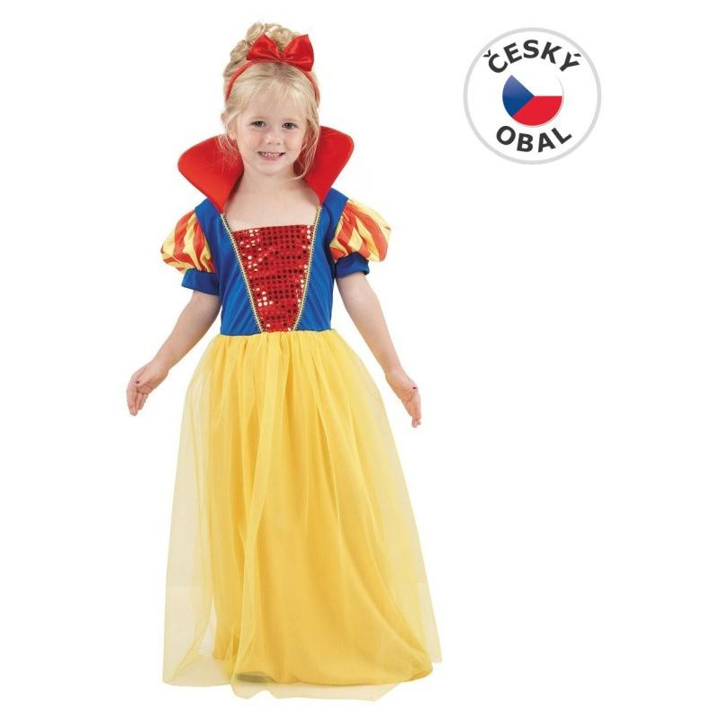 Kostým na karneval - Sněhurka, 92-104 cm