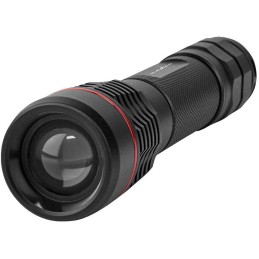 NEDIS LED svítilna/ napájení z baterie/ 3,7 V DC/ 10 W/ 1000 lm/ dosah 200 m/ černá