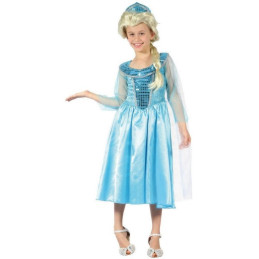 Kostým na karneval ledová princezna, 120-130cm