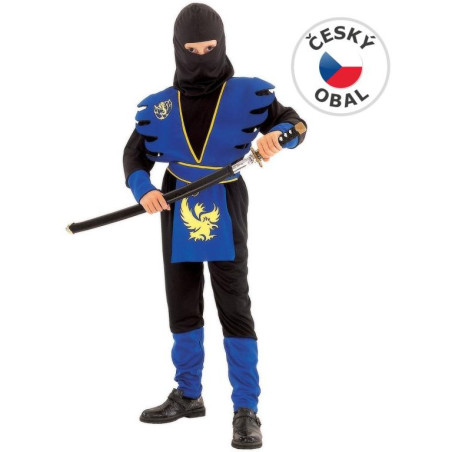 Kostým na karneval Ninja, 130-140cm