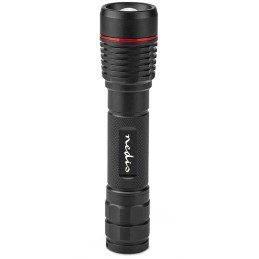 NEDIS LED svítilna/ napájení z baterie/ 3,7 V DC/ 10 W/ 1000 lm/ dosah 200 m/ černá