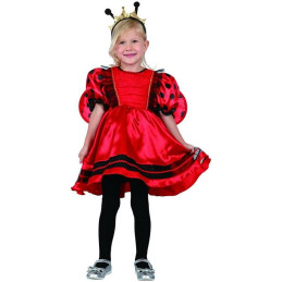 Šaty na karneval - beruška, 80-92 cm