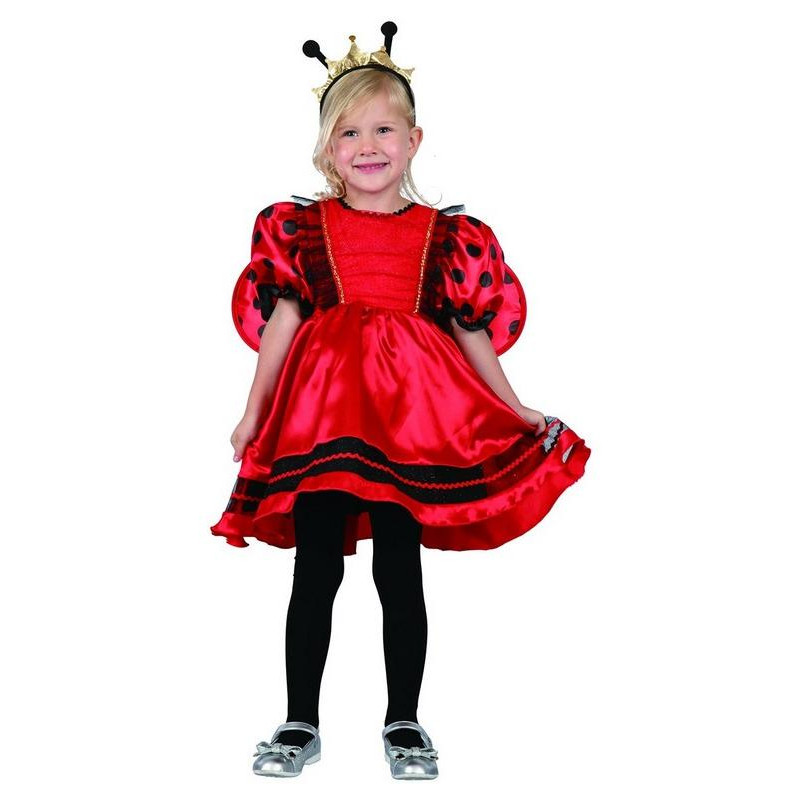 Šaty na karneval - beruška, 92-104 cm