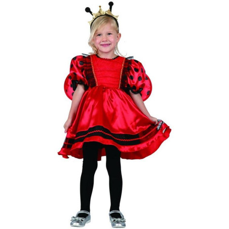 Šaty na karneval - beruška, 92-104 cm