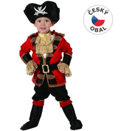 Šaty na karneval - pirát, 92-104 cm