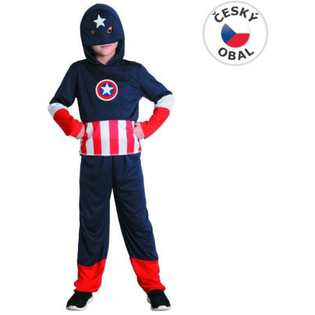 Šaty na karneval - hrdina, 130-140 cm