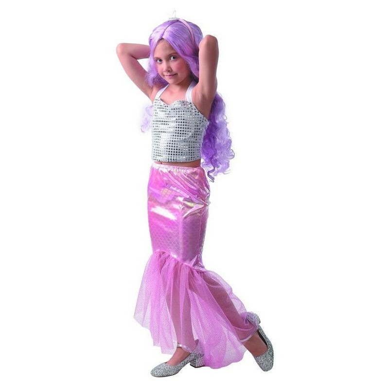 Šaty na karneval - mořská panna, 130 - 140 cm