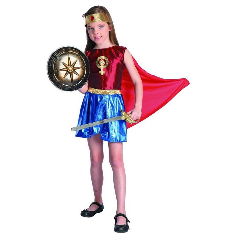 Šaty na karneval - hrdinka, 130 - 140 cm