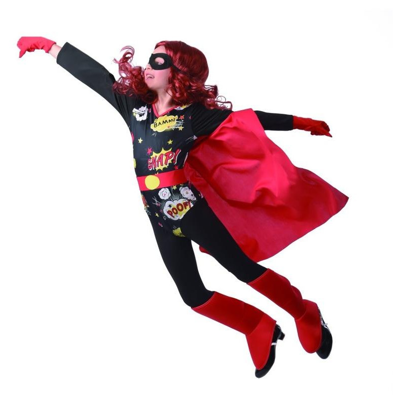 Šaty na karneval - superhrdinka, 130 - 140 cm
