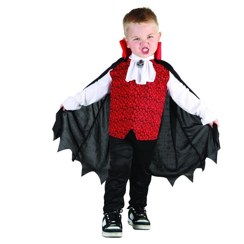 Šaty na karneval - upír, 80 - 92 cm