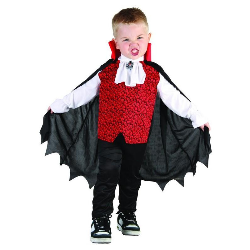 Šaty na karneval - upír, 92 - 104 cm