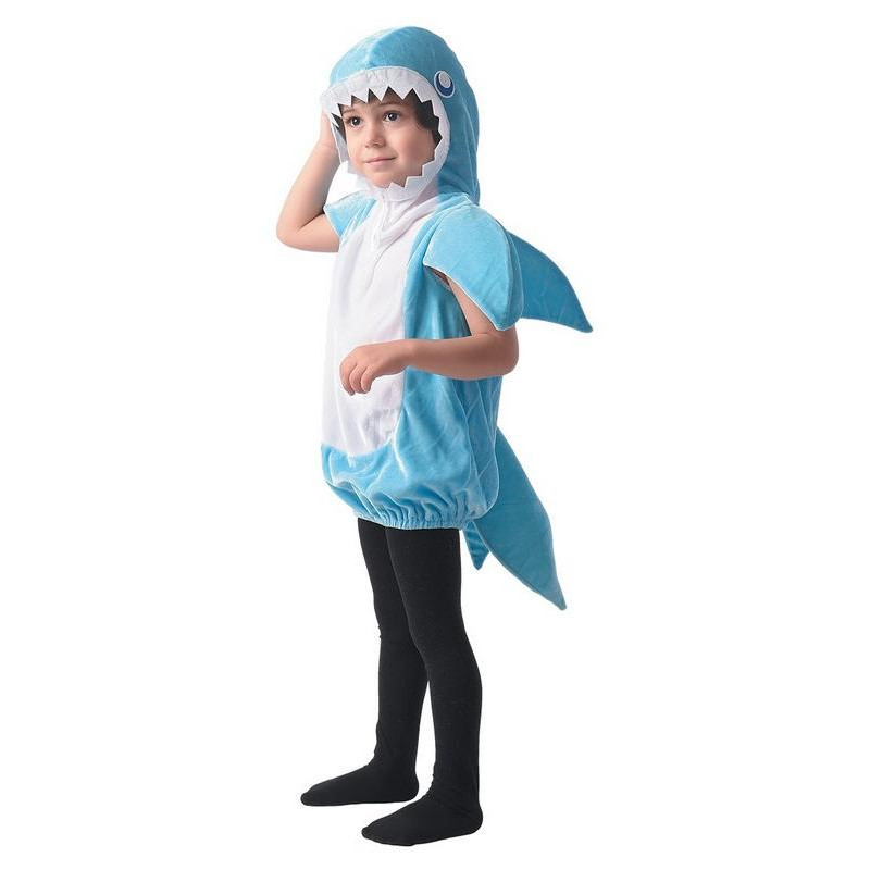 Šaty na karneval - žralok, 80 - 92 cm