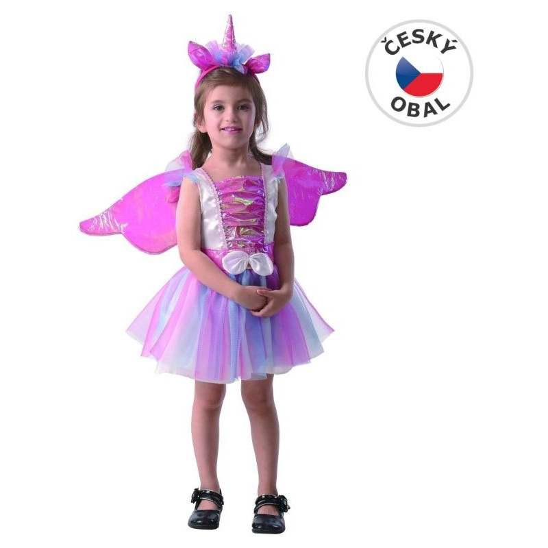 Šaty na karneval -  jednorožec, 92 - 104 cm