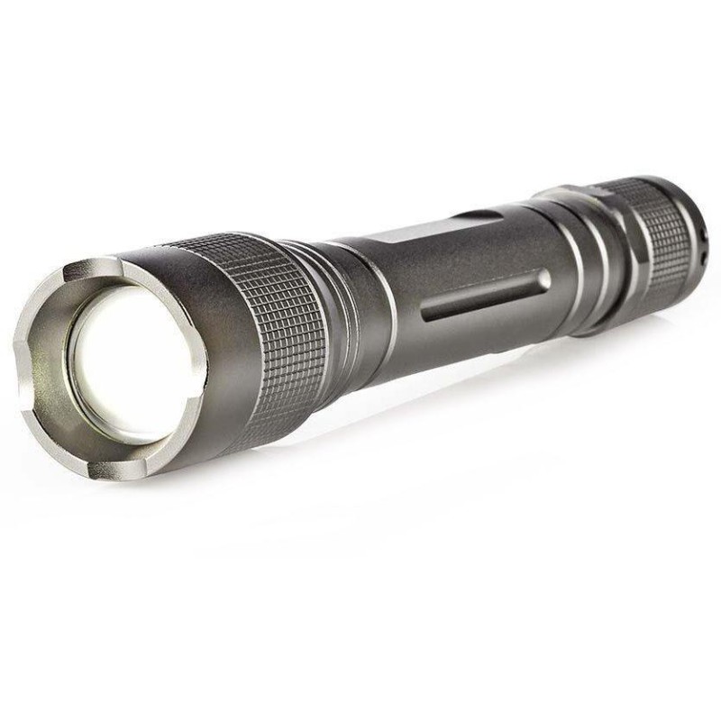 NEDIS LED svítilna/ napájení z baterie/ 3 V DC/  3 W/ 150 lm/ dosah 120 m/ šedá