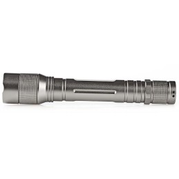 NEDIS LED svítilna/ napájení z baterie/ 3 V DC/  3 W/ 150 lm/ dosah 120 m/ šedá