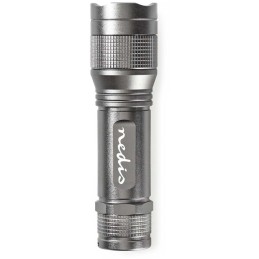 NEDIS LED svítilna/ napájení z baterie/ 4,5 V DC/ 5 W/ 330 lm/ dosah 200 m/ šedá