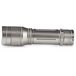 NEDIS LED svítilna/ napájení z baterie/ 4,5 V DC/ 5 W/ 330 lm/ dosah 200 m/ šedá