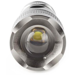 NEDIS LED svítilna/ napájení z baterie/ 4,5 V DC/ 5 W/ 330 lm/ dosah 200 m/ šedá