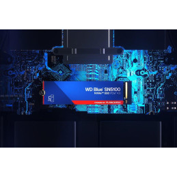 WD Blue SN5100 500GB SSD Powered by SANDISK / NVMe M.2 PCIe Gen4 / Interní / chladič / M.2 2280