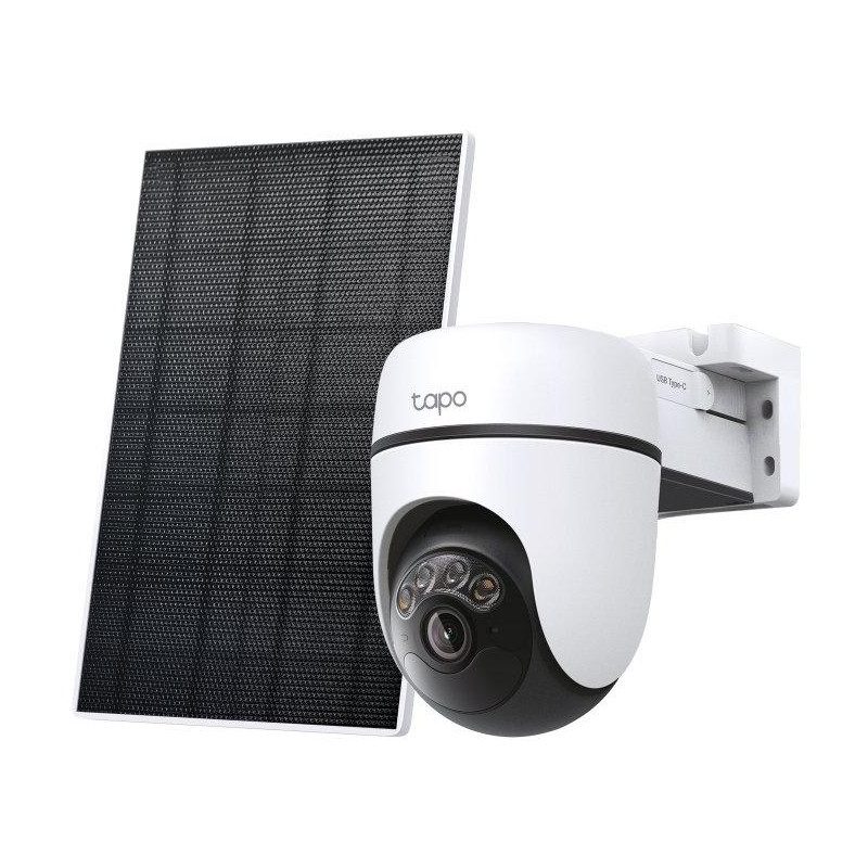 TP-Link Tapo C630 KIT otočná venkovní WiFi Kamera, 5MPx, 2880×1620, audio, IR 16m, SD, IP65, solar panel, 6700 mAh
