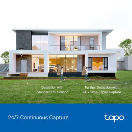 TP-Link Tapo C630 KIT otočná venkovní WiFi Kamera, 5MPx, 2880×1620, audio, IR 16m, SD, IP65, solar panel, 6700 mAh