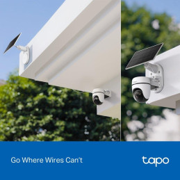 TP-Link Tapo C630 KIT otočná venkovní WiFi Kamera, 5MPx, 2880×1620, audio, IR 16m, SD, IP65, solar panel, 6700 mAh