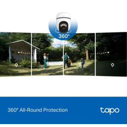 TP-Link Tapo C630 KIT otočná venkovní WiFi Kamera, 5MPx, 2880×1620, audio, IR 16m, SD, IP65, solar panel, 6700 mAh