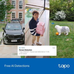TP-Link Tapo C630 KIT otočná venkovní WiFi Kamera, 5MPx, 2880×1620, audio, IR 16m, SD, IP65, solar panel, 6700 mAh