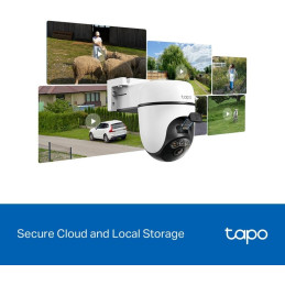 TP-Link Tapo C630 KIT otočná venkovní WiFi Kamera, 5MPx, 2880×1620, audio, IR 16m, SD, IP65, solar panel, 6700 mAh