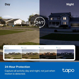 TP-Link Tapo C630 KIT otočná venkovní WiFi Kamera, 5MPx, 2880×1620, audio, IR 16m, SD, IP65, solar panel, 6700 mAh