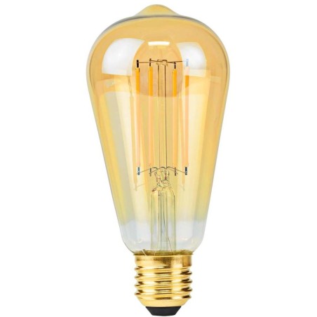 NEDIS LED žárovka E27/ ST64/ 4,9 W/ 220 V/ 470 lm/ 2100 K/ stmívatelná/ extra teplá bílá/ retro styl