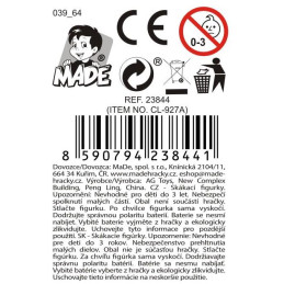 Žába skákací se světlem