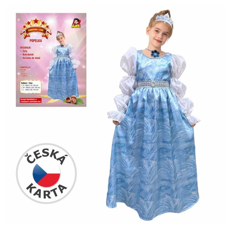 Šaty na karneval - Popelka, 110-120 cm