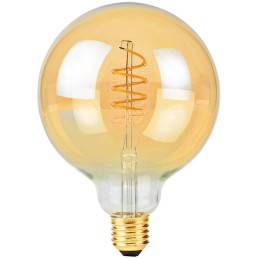 NEDIS LED žárovka E27/ G95/ 3,8 W/ 220 V/ 250 lm/ 2100 K/ stmívatelná/ extra teplá bílá/ retro styl