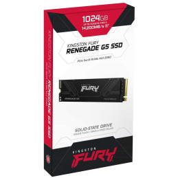 KINGSTON FURY Renegade G5 SSD 1TB SSD / NVMe M.2 PCIe Gen5 / Interní / M.2 2280 / 3DTLC / Heatsink /