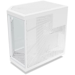 HYTE skříň Y70 Touch Infinite Snow White / 14,9" dotykový displej / levé a přední sklo / Riser PCIe 4.0 / bez zdroje