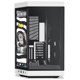 HYTE skříň Y70 Touch Infinite Panda / 14,9" dotykový displej / levé a přední sklo / Riser PCIe 4.0 / bez zdroje