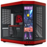 HYTE skriňa Y70 Touch Infinite Black Cherry / 14,9" dotykový displej / ľavé a predné sklo / Riser PCIe 4.0 / bez zdroja /