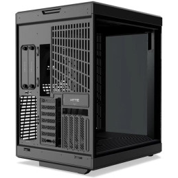 HYTE skříň Y70 Touch Infinite Pitch Black / 14,9" dotykový displej / levé a přední sklo / Riser PCIe 4.0 / bez zdroje /
